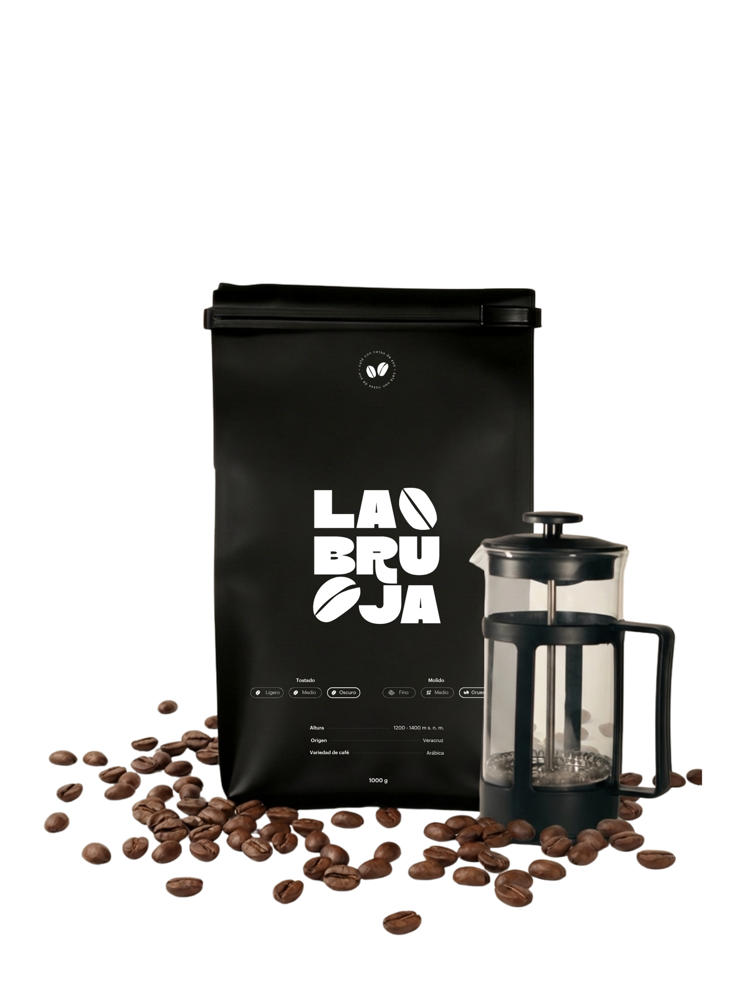 1kg Cafe con prensa francesa