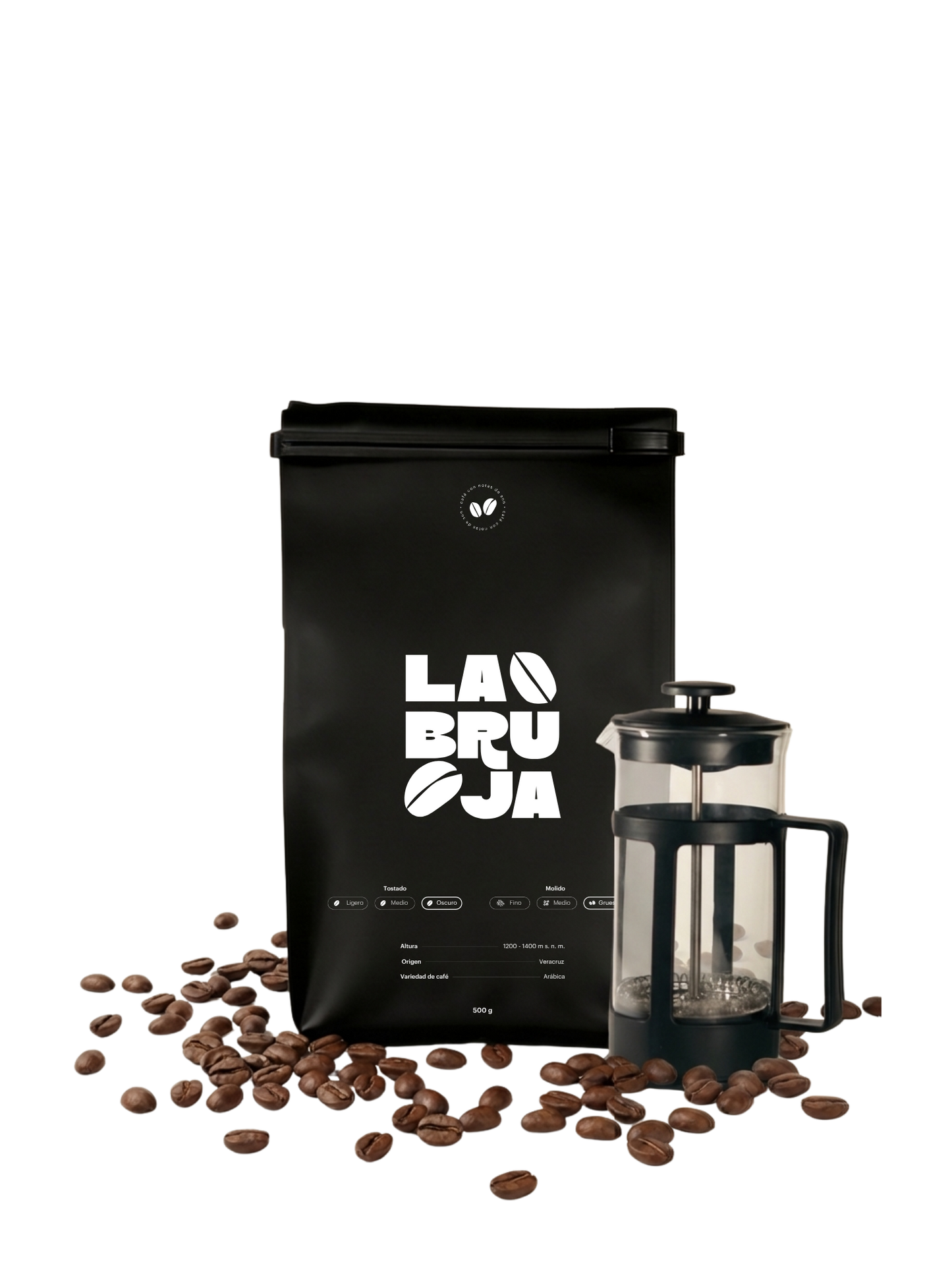 1/2kg Cafe con prensa francesa